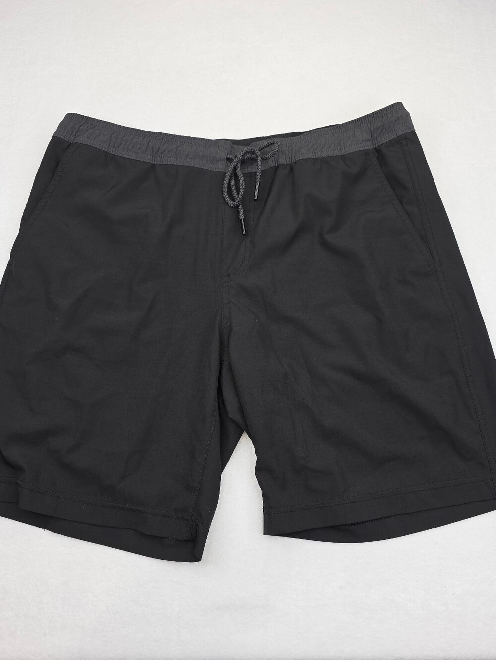 Copper & Oak Men's Black Drawstring Swim/Active All Day Shorts Size Large B-3909